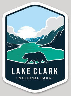 Lake Clark National Park Die Cut Sticker Large