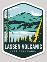 Lassen Volcanic National Park Die Cut Sticker Large