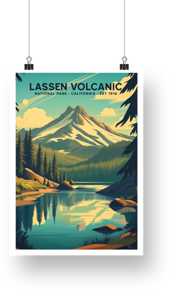 Lassen Volcanic National Park Poster