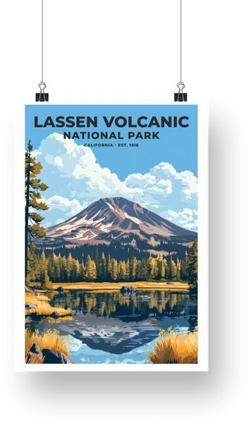 Lassen Volcanic National Park Poster