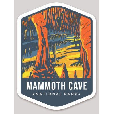 Mammoth Cave National Park Die Cut Sticker Large – Emblem Collection 2
