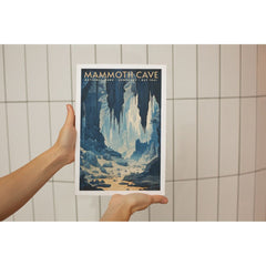 Mammoth Cave National Park Poster – Blue Cave & Hanging Columns
