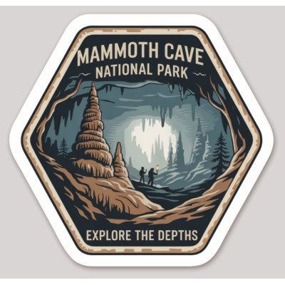 Mammoth Cave National Park Die Cut Sticker – Badge