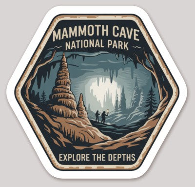 Mammoth Cave National Park Die Cut Sticker