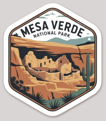 Mesa Verde National Park Die Cut Sticker