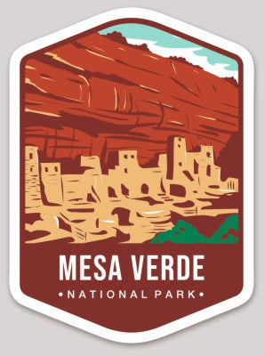 Mesa Verde National Park Die Cut Sticker Large