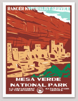 Mesa Verde National Park WPA Sticker Large