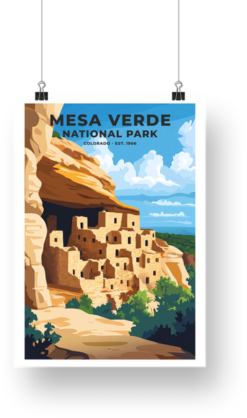 Mesa Verde National Park Poster