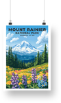 Mount Rainier National Park Poster