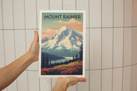 Mount Rainier National Park Poster