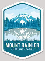 Mount Rainier National Park Die Cut Sticker Large