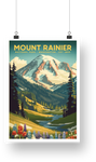 Mount Rainier National Park Poster