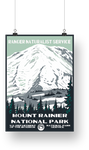 Mount Rainier National Park Poster