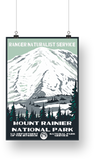 Mount Rainier National Park Poster