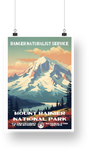 Mount Rainier National Park Poster