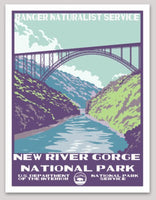 New River Gorge National Park WPA Sticker Large