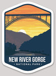 New River Gorge National Park Die Cut Sticker Large