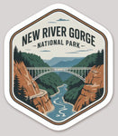 New River Gorge National Park Die Cut Sticker