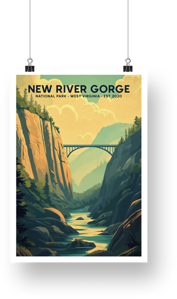 New River Gorge National Park Poster