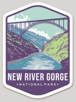 New River Gorge National Park Die Cut Sticker Large
