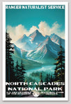 North Cascades National Park WPA Sticker Large