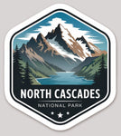 North Cascades National Park Die Cut Sticker