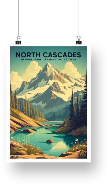 North Cascades National Park Poster