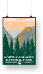 North Cascades National Park Poster