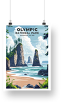 Olympic National Park Poster