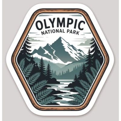 Olympic National Park Die Cut Sticker – Badge