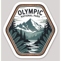 Olympic National Park Die Cut Sticker