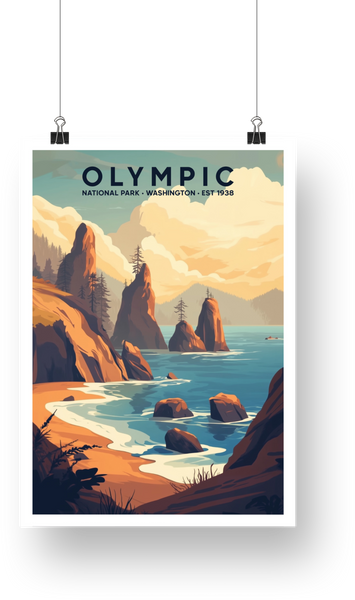 Olympic National Park Poster