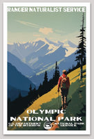 Olympic National Park WPA Sticker Large