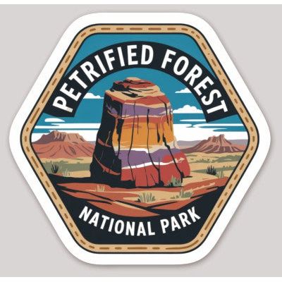 Petrified Forest National Park Die Cut Sticker – Badge