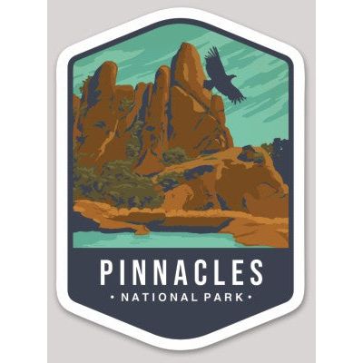 Pinnacles National Park Die Cut Sticker Large – Emblem Design