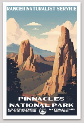 Pinnacles National Park WPA Sticker Large