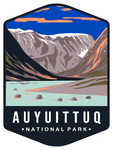 Auyuittuq National Park Sticker Large