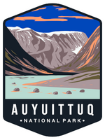 Auyuittuq National Park Sticker Large