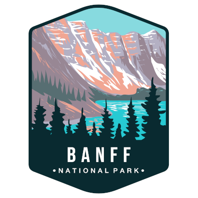 Banff National Park Sticker Large – Canada