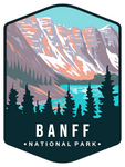 Banff National Park Sticker Large