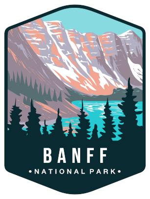 Banff National Park Sticker Large