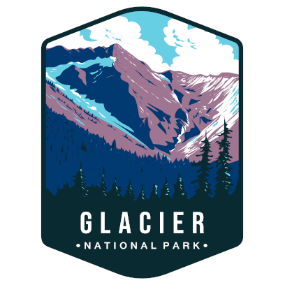 Glacier National Park Sticker Large – Canada