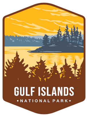 Gulf Islands National Park Sticker Large