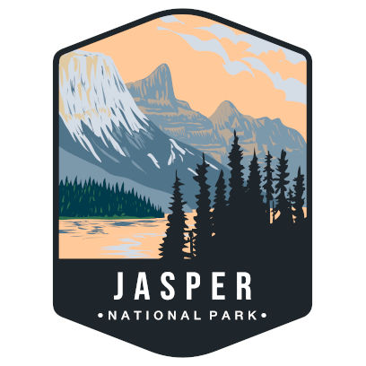 Jasper National Park Sticker Large – Canada