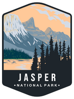 Jasper National Park Sticker Large