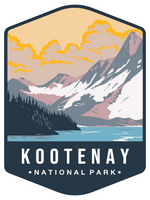 Kootenay National Park Sticker Large