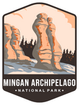 Mingan Archipelago National Park Sticker Large