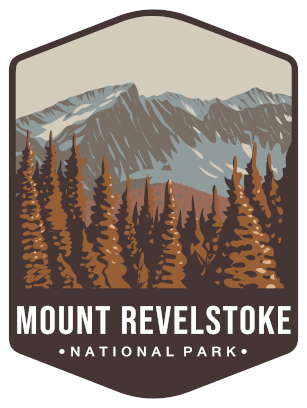 Mount Revelstoke National Park Sticker Large