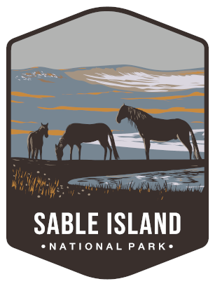 Sable Island National Park Sticker Large