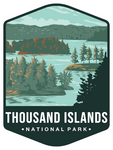 Thousand Islands National Park Sticker Large